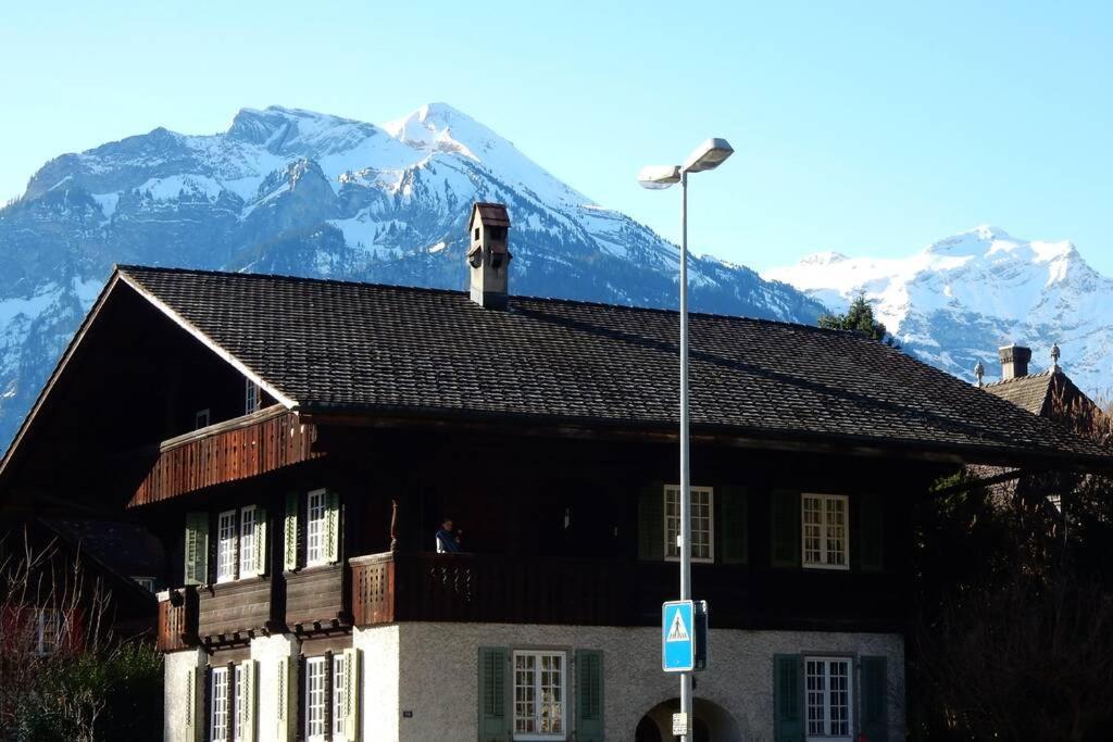 Zentral Gelegene Wohnung Mit Grossem Garten Interlaken Exteriér fotografie